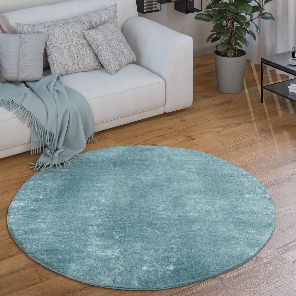 Ковер Paco Home "Cadiz 630", круглый, короткий ворс, однотонный, особо мягкий, можно стирать, гостиная Ø 160 см, бирюзовый
Ковер Paco Home "Cadiz 630", круглый, короткий ворс, однотонный, особо мягкий, можно стирать, гостиная Ø 160 см, бирюзовый