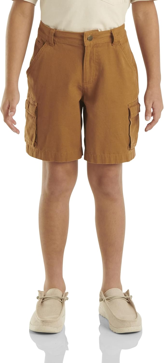 Детские рабочие шорты Carhartt CH8320 Canvas Cargo для мальчиков, Carhartt Brown
Детские рабочие шорты Carhartt CH8320 Canvas Cargo для мальчиков, Carhartt Brown