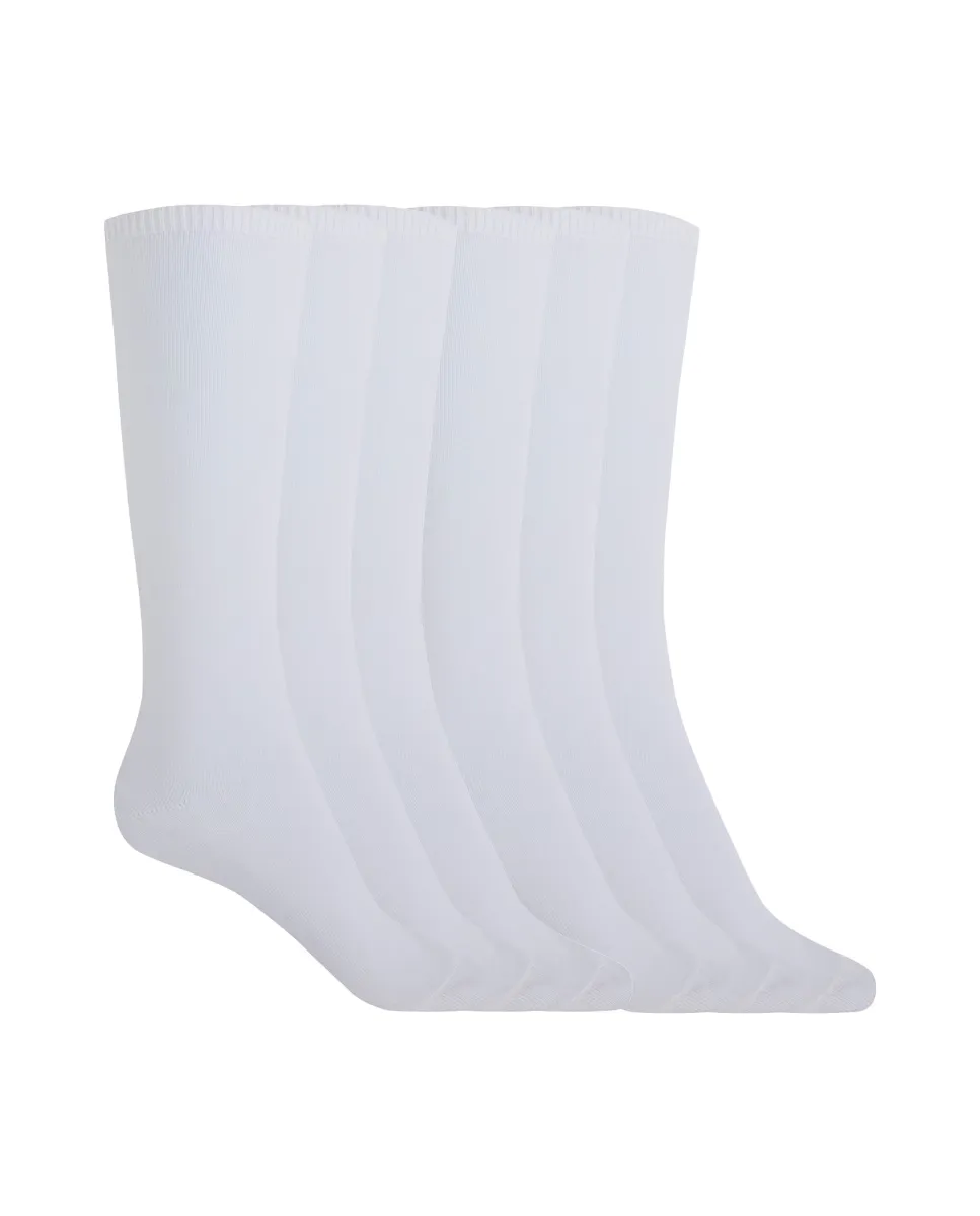 Набор из 6 пар однотонных хлопковых носков Basix Punto Blanco, белый
Набор из 6 пар однотонных хлопковых носков Basix Punto Blanco, белый