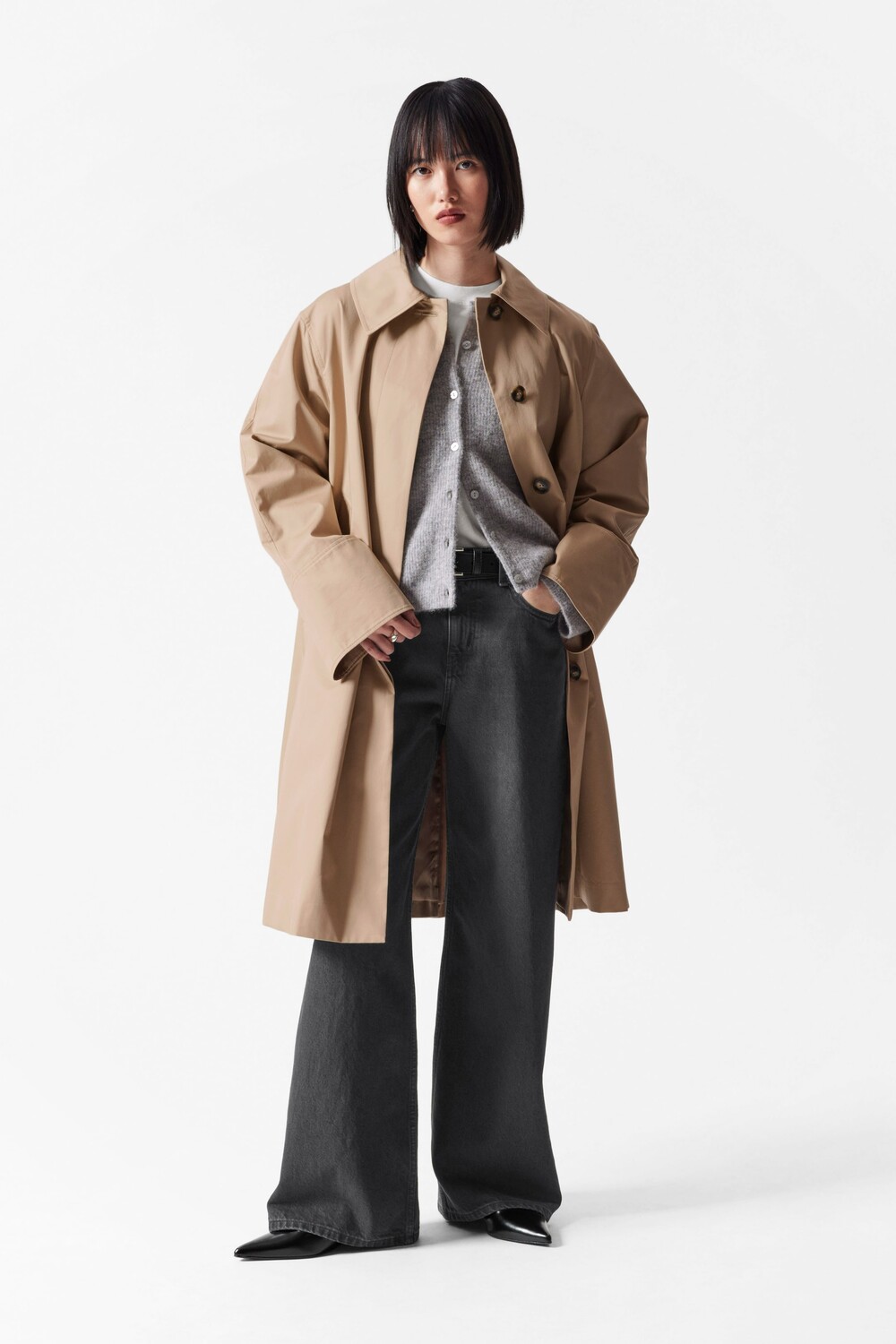 Короткое пальто с воротником & Other Stories, бежевый
Короткое пальто с воротником & Other Stories, бежевый