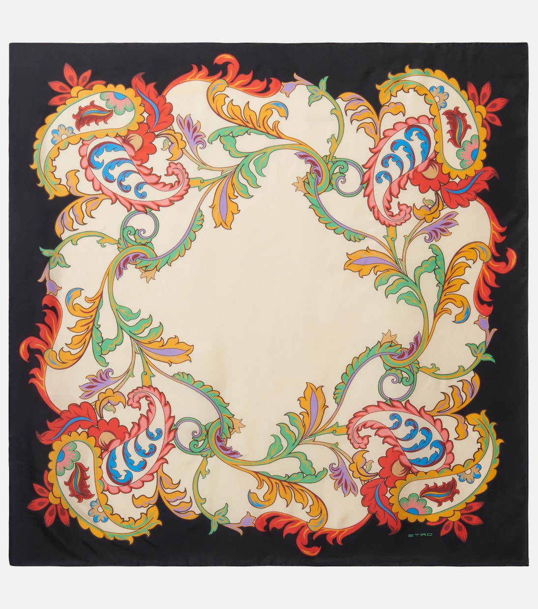 Шарф из шелкового твила с узором пейсли Etro, Stampa.F.Do.Bianco
Шарф из шелкового твила с узором пейсли Etro, Stampa.F.Do.Bianco