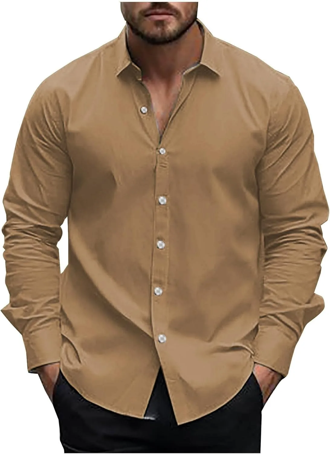 Мужская футболка Casual с лацканом и длинным рукавом
Мужская футболка Casual с лацканом и длинным рукавом