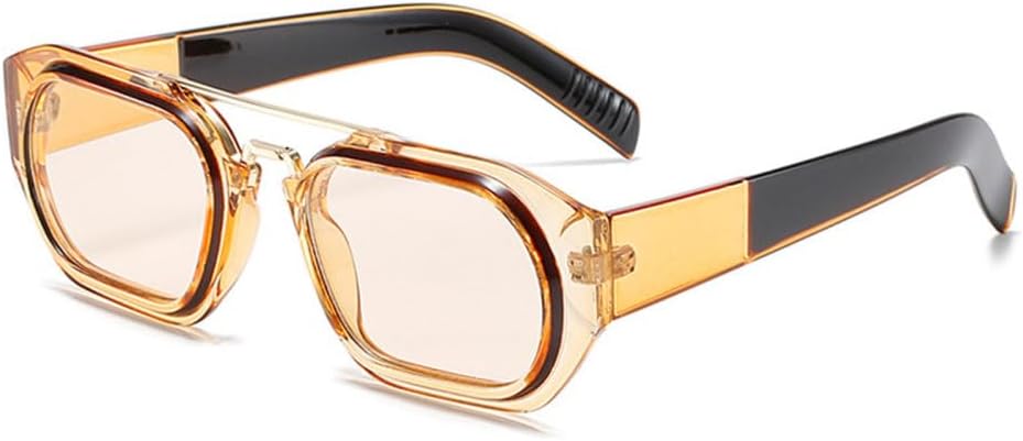 Ретро-солнцезащитные очки с двойной перемычкой, квадратной формы, для женщин, модные очки с градиентным зеркальным покрытием, защита от УФ-излучения UV400, мужские солнцезащитные очки generic, Black
Ретро-солнцезащитные очки с двойной перемычкой, квадратной формы, для женщин, модные очки с градиентным зеркальным покрытием, защита от УФ-излучения UV400, мужские солнцезащитные очки generic, Black