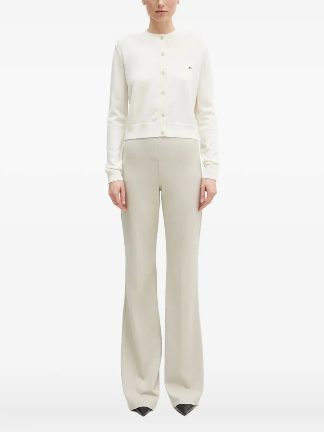 Кардиган на пуговицах Fiorucci с вышивкой, нейтральный
Кардиган на пуговицах Fiorucci с вышивкой, нейтральный