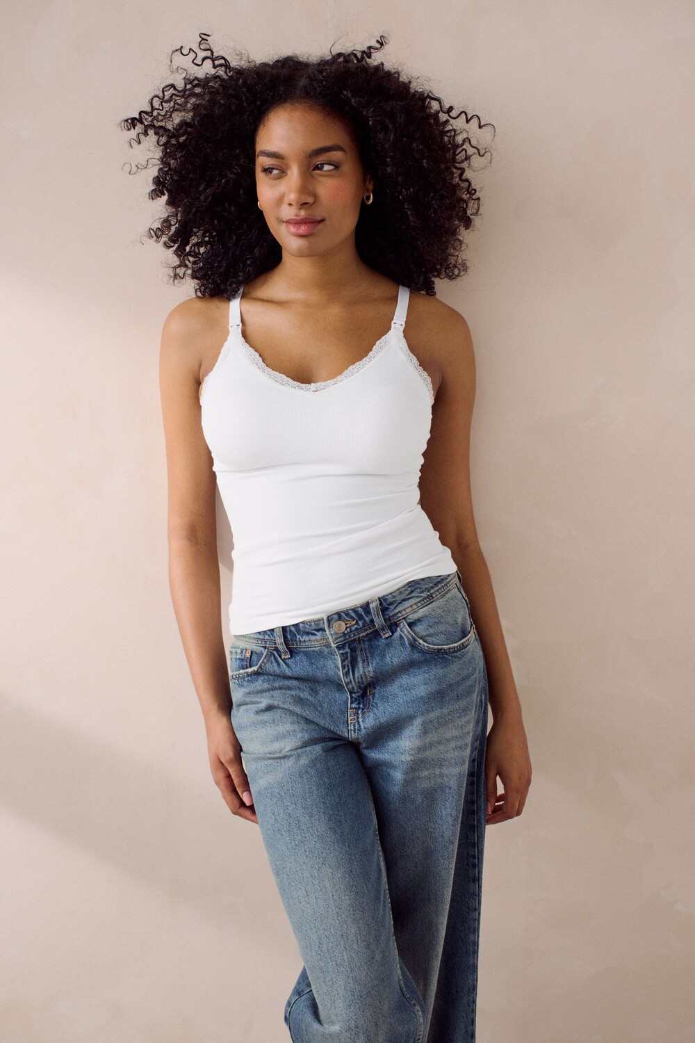 Футболка для беременных без рукавов отделанная кружевом Next, белый
Футболка для беременных без рукавов отделанная кружевом Next, белый