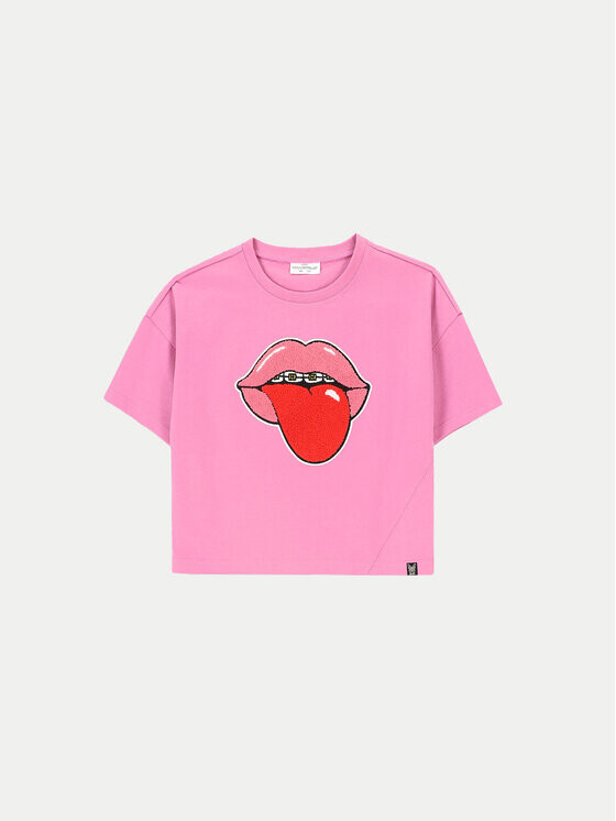 Футболка свободного кроя Coccodrillo, розовый
Футболка свободного кроя Coccodrillo, розовый