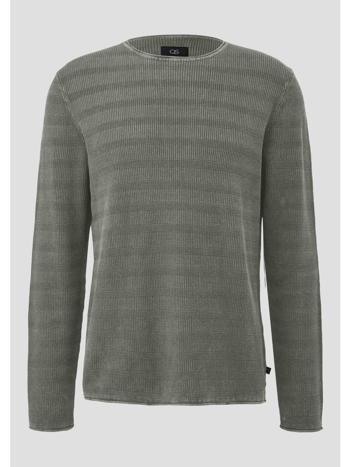 Вязаный свитер цвета 7929_оливковый QS
Вязаный свитер цвета 7929_оливковый QS