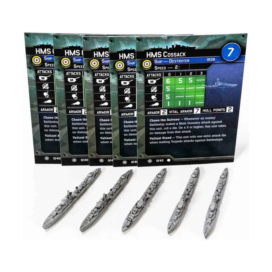 ГМС Казак (С) x5, Axis & Allies - Collectible Miniatures Game - War at Sea - Condition Zebra Singles
ГМС Казак (С) x5, Axis & Allies - Collectible Miniatures Game - War at Sea - Condition Zebra Singles