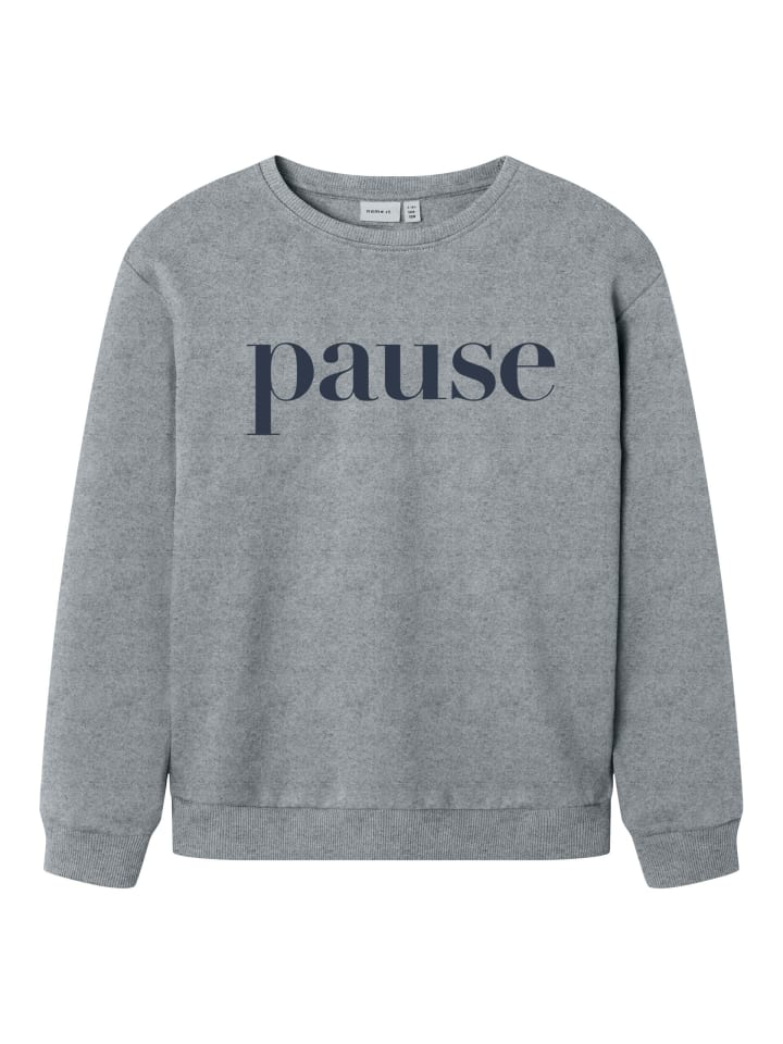 Толстовка name it, серый меланж 
Толстовка name it, серый меланж