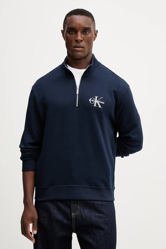 Хлопковая толстовка Calvin Klein Jeans, темно-синий
Хлопковая толстовка Calvin Klein Jeans, темно-синий