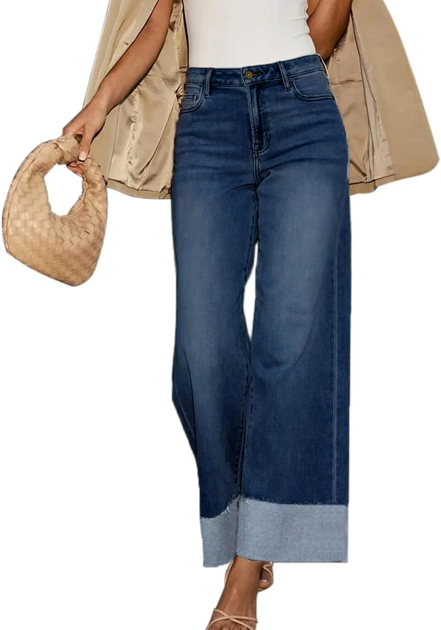 Женские джинсы с высокой талией и широкими штанинами Jyutia
Женские джинсы с высокой талией и широкими штанинами Jyutia