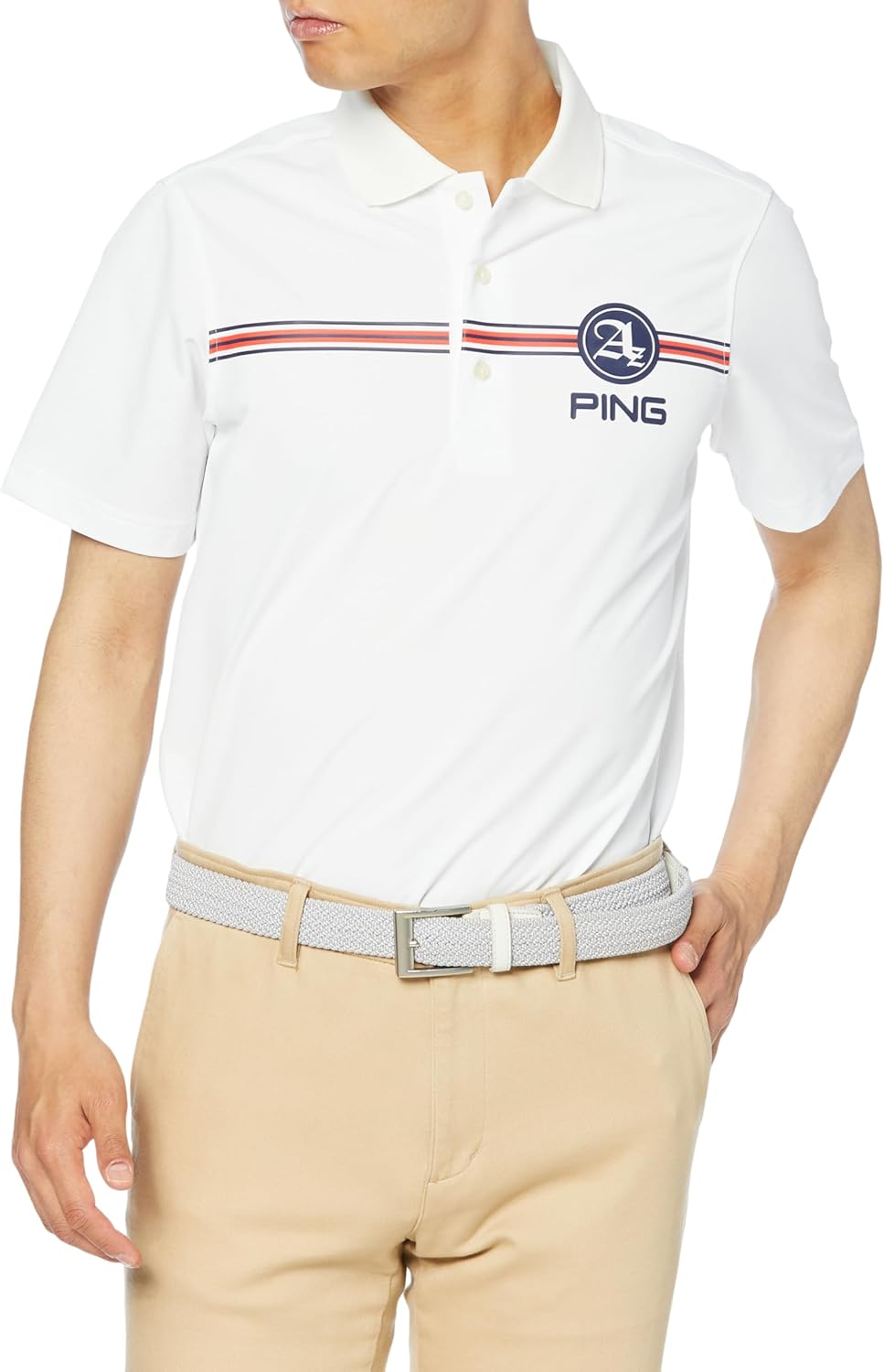 Мужская поло-рубашка с коротким рукавом Pin Apparel 621-4160215 (впитывающая, быстросохнущая, с защитой от УФ-излучения), для гольфа Ping, белый
Мужская поло-рубашка с коротким рукавом Pin Apparel 621-4160215 (впитывающая, быстросохнущая, с защитой от УФ-излучения), для гольфа Ping, белый