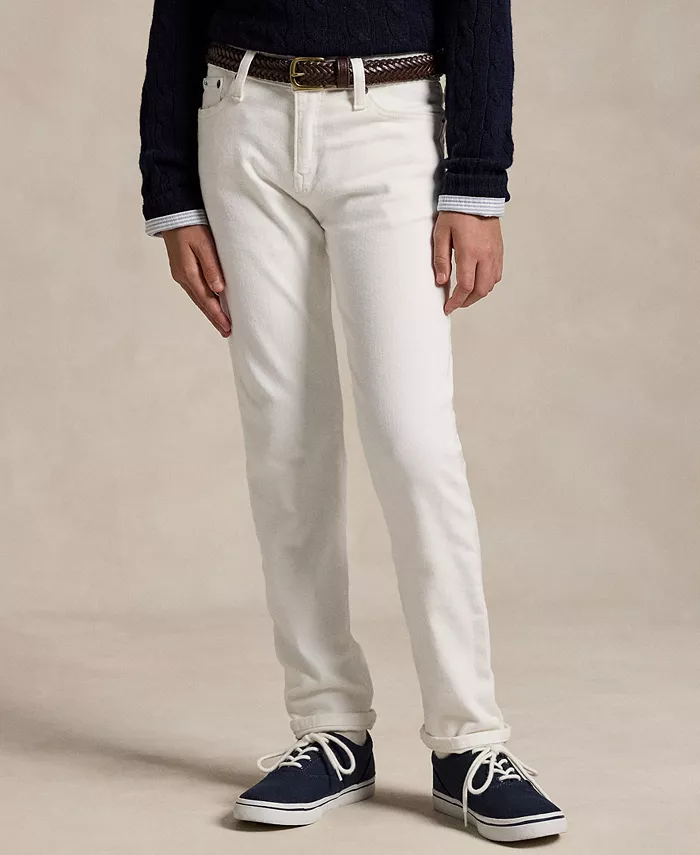 Джинсы Big Boys Sullivan Slim Stretch Polo Ralph Lauren, белый 
Джинсы Big Boys Sullivan Slim Stretch Polo Ralph Lauren, белый