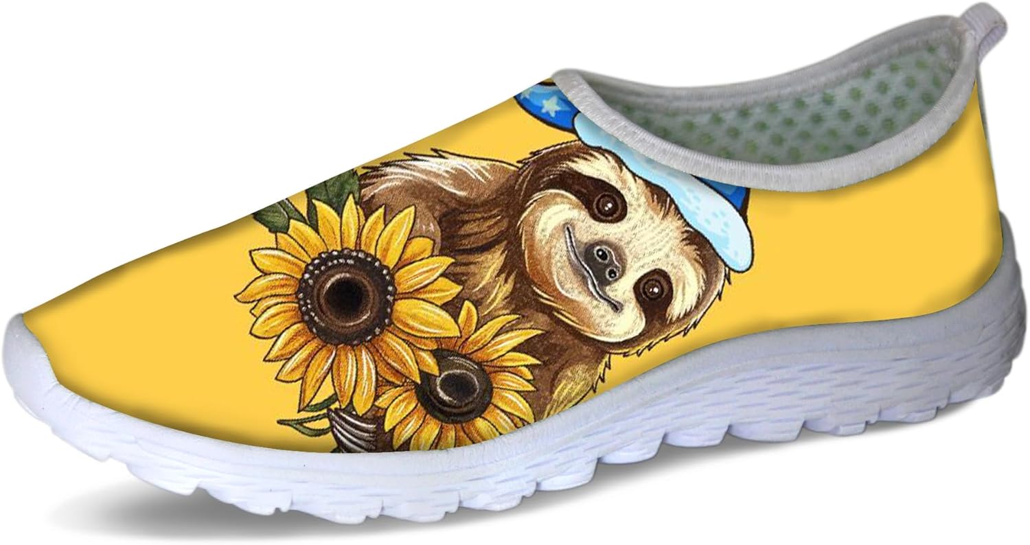 Кроссовки женские Forchrinse с принтом «корова», обувь без шнурков, милые повседневные кроссовки для ходьбы и бега, легкие, Sunflower Sloth
Кроссовки женские Forchrinse с принтом «корова», обувь без шнурков, милые повседневные кроссовки для ходьбы и бега, легкие, Sunflower Sloth