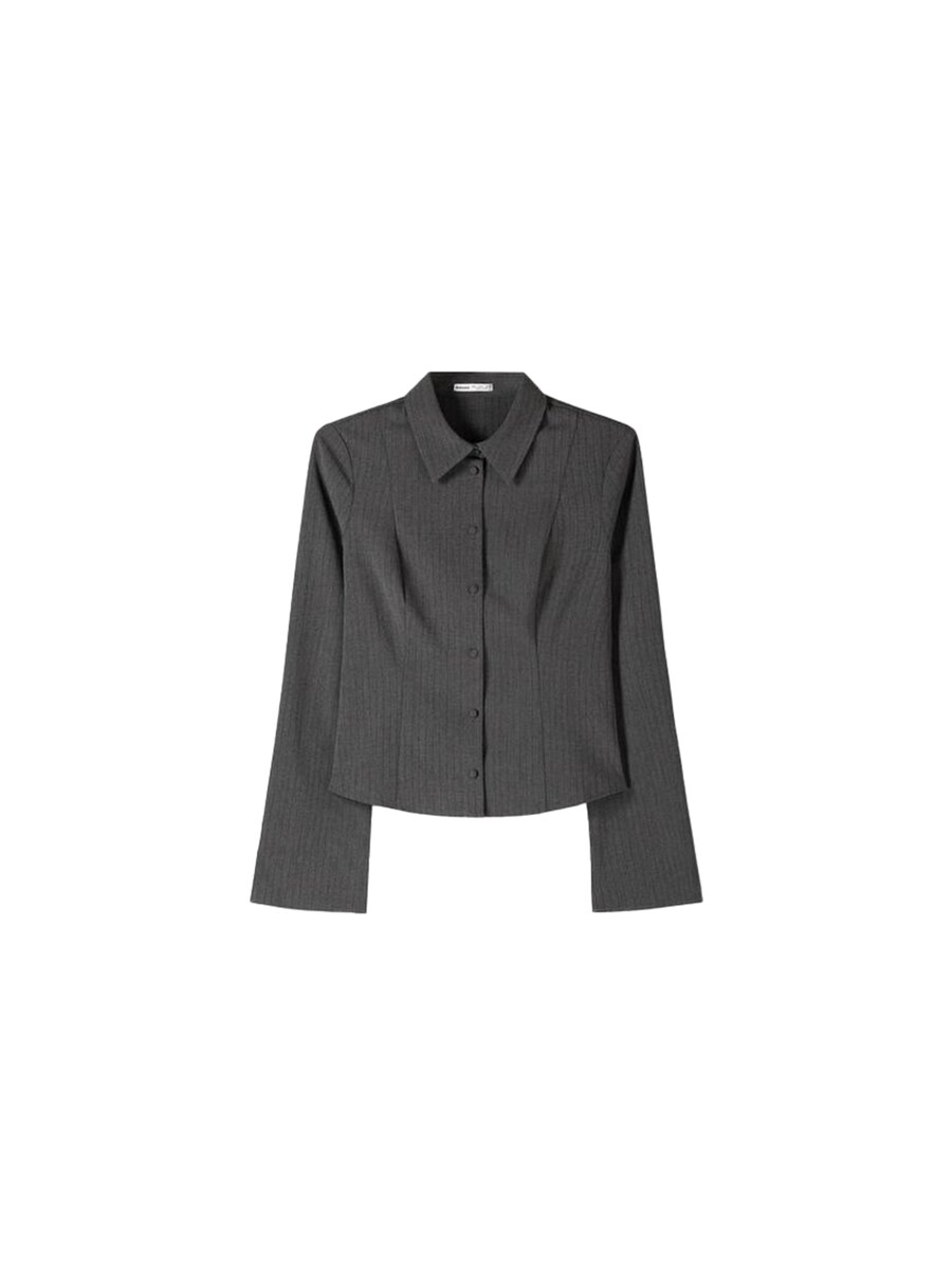 Блуза Bershka, темно-серый
Блуза Bershka, темно-серый