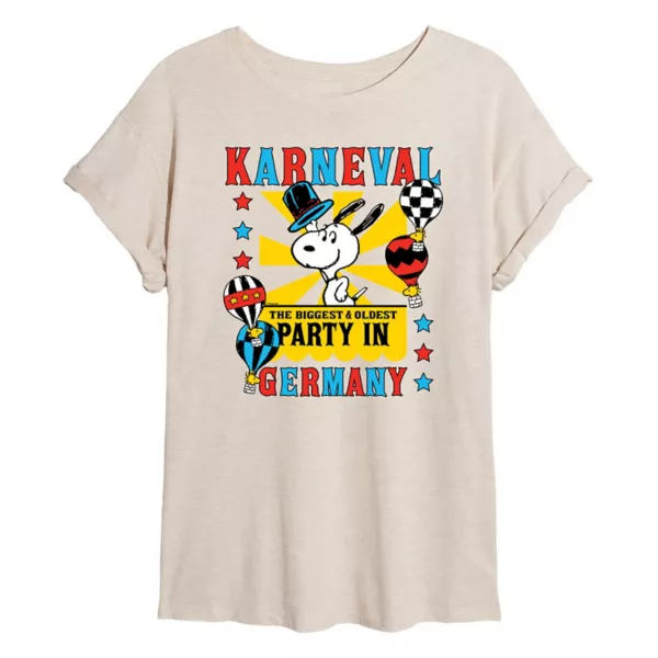 Футболка Juniors' peanuts karneval germany oversize Licensed Character, бежевый
Футболка Juniors' peanuts karneval germany oversize Licensed Character, бежевый
