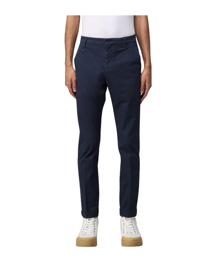 Классические синие хлопковые брюки чинос Dondup, синий
Классические синие хлопковые брюки чинос Dondup, синий