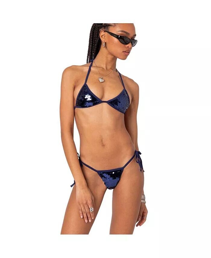 Женский бикини-топ Lilly с треугольными чашечками и пайетками Edikted, синий
Женский бикини-топ Lilly с треугольными чашечками и пайетками Edikted, синий