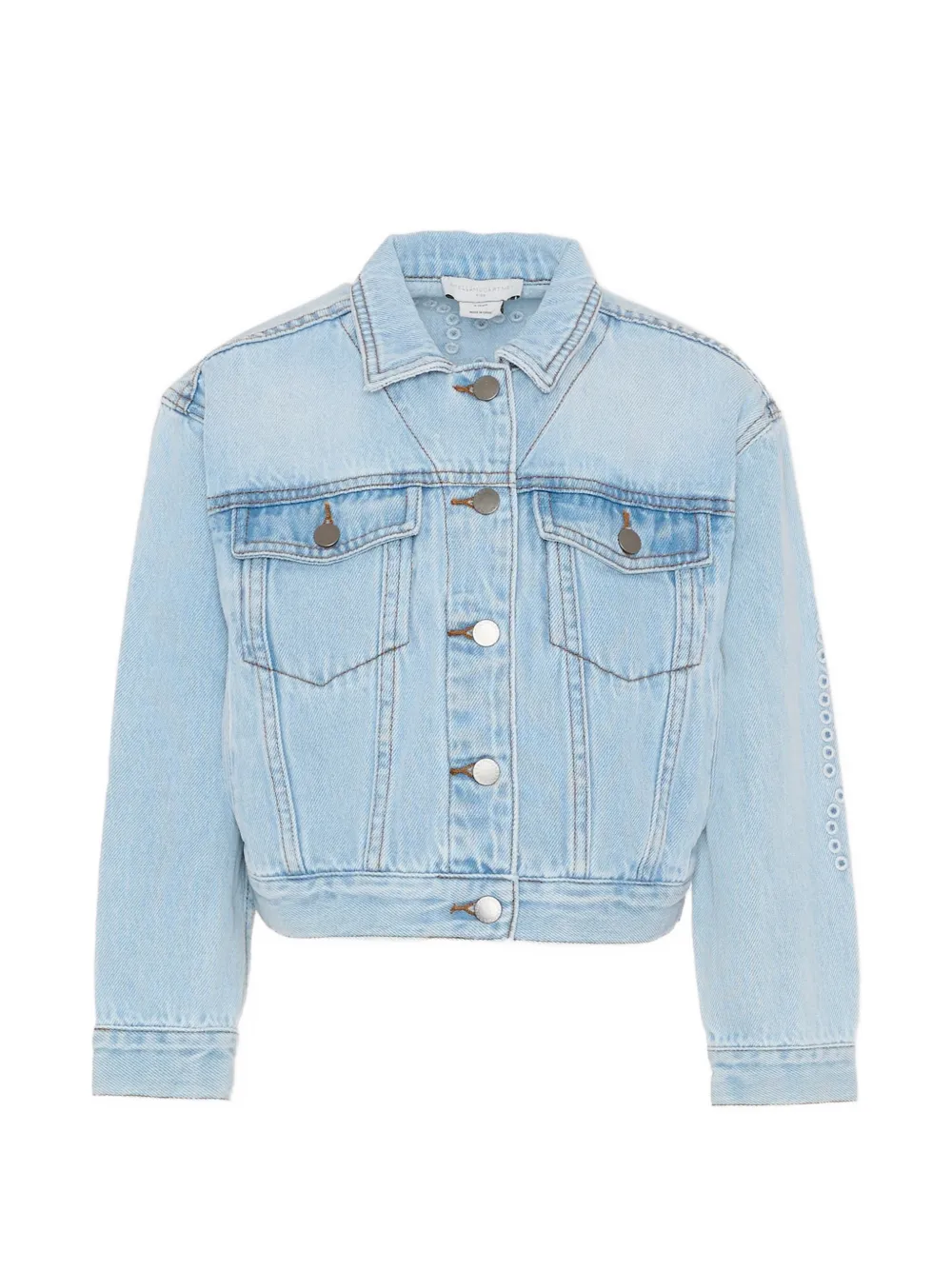 Джинсовая куртка с аппликацией Stella Mccartney Kids, синий
Джинсовая куртка с аппликацией Stella Mccartney Kids, синий