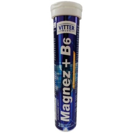 Магний + витамин B6 Vitter Blue 20 шипучих таблеток Vetter
Магний + витамин B6 Vitter Blue 20 шипучих таблеток Vetter