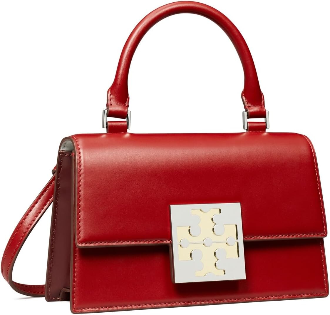 Миниатюрная сумка Bon Bon в стиле колор-блок с верхней ручкой Tory Burch, цвет Brick
Миниатюрная сумка Bon Bon в стиле колор-блок с верхней ручкой Tory Burch, цвет Brick