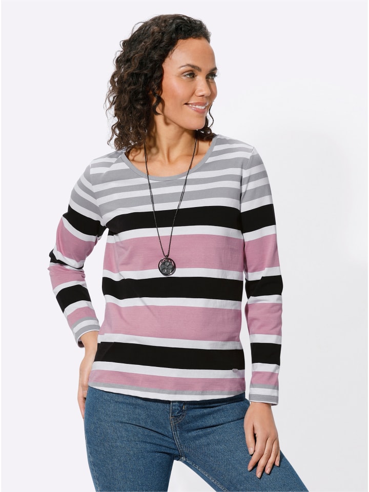 Полосатая рубашка каменно-серого и пыльно-розового цветов WITT WEIDEN
Полосатая рубашка каменно-серого и пыльно-розового цветов WITT WEIDEN