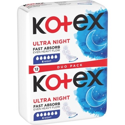 Прокладки Ultra Comfort Night - 12 шт. Kotex
Прокладки Ultra Comfort Night - 12 шт. Kotex