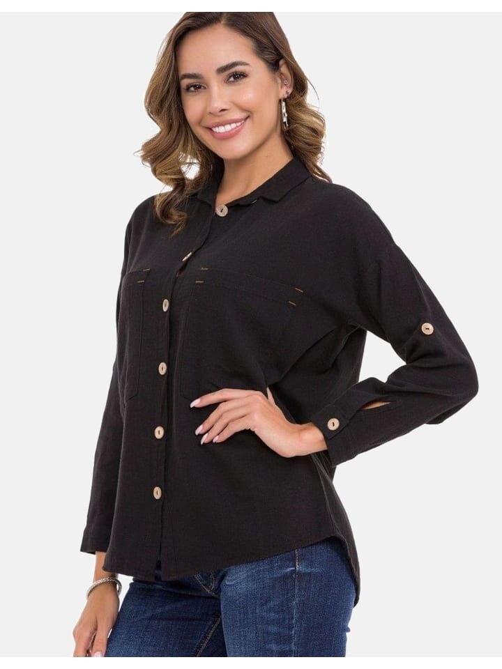 Блуза Cipo & Baxx Hemdbluse, черный
Блуза Cipo & Baxx Hemdbluse, черный