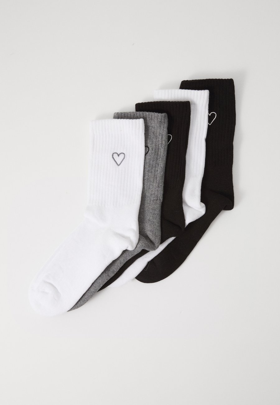 Носки Anna Field 5 PACK, White/Grey Melange/Black/White
Носки Anna Field 5 PACK, White/Grey Melange/Black/White