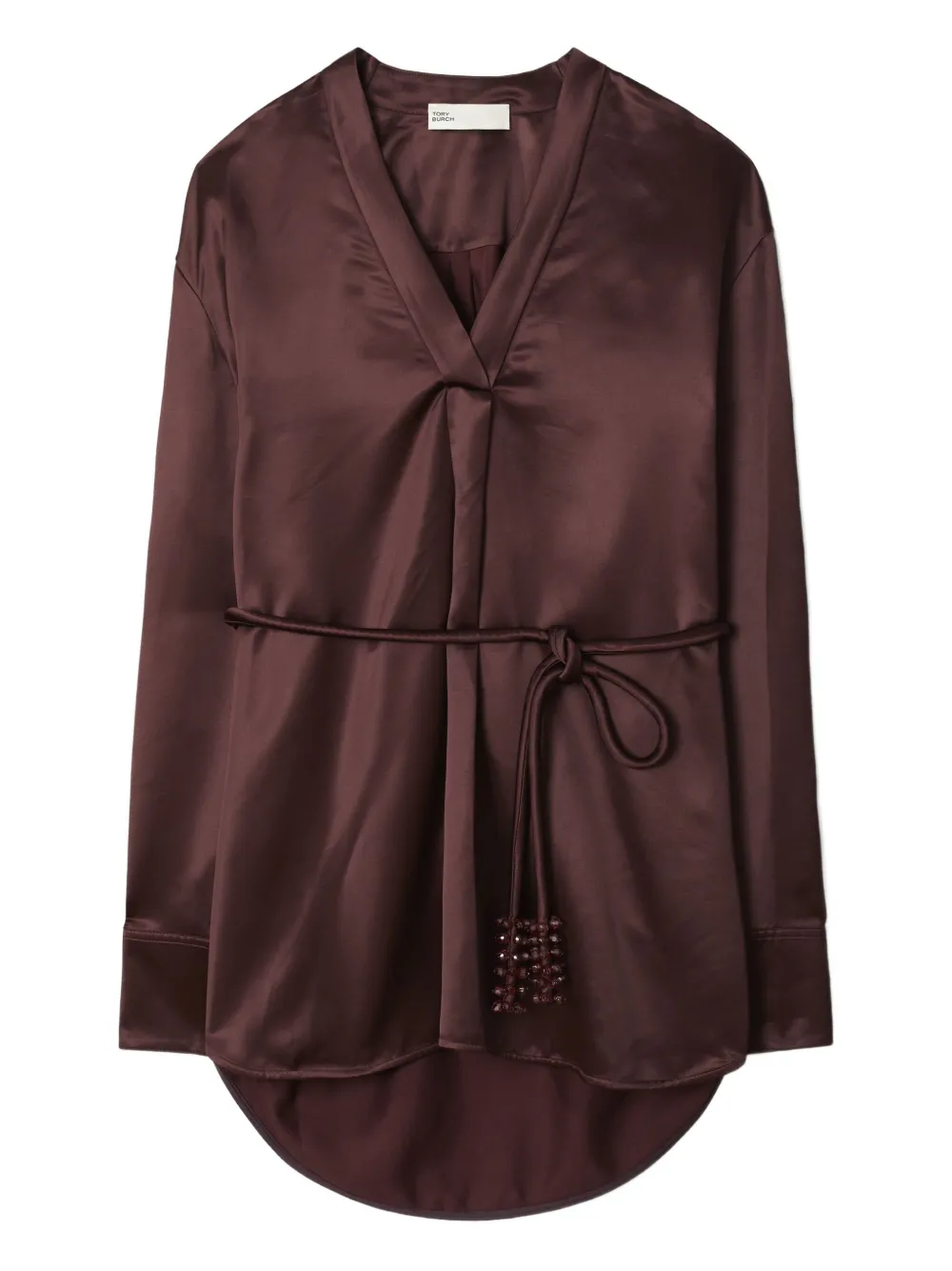 Топ асимметричного кроя Tory Burch, коричневый
Топ асимметричного кроя Tory Burch, коричневый