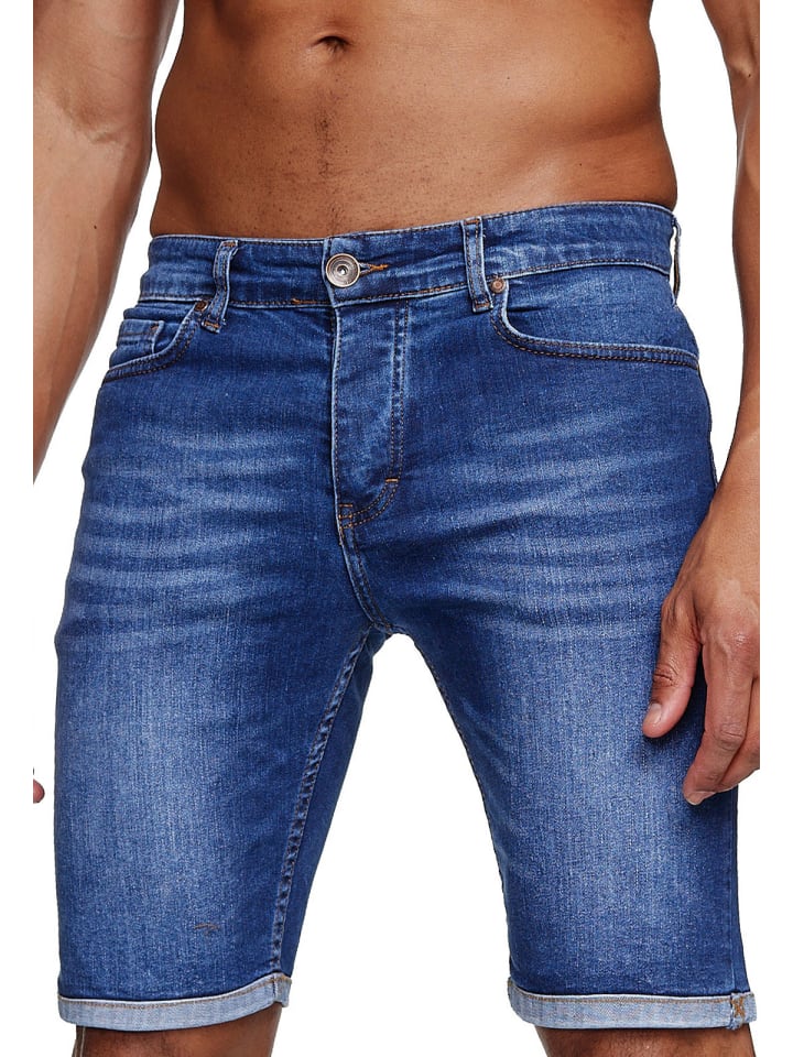 Джинсовые шорты базового помола синего цвета RESLAD
Джинсовые шорты базового помола синего цвета RESLAD