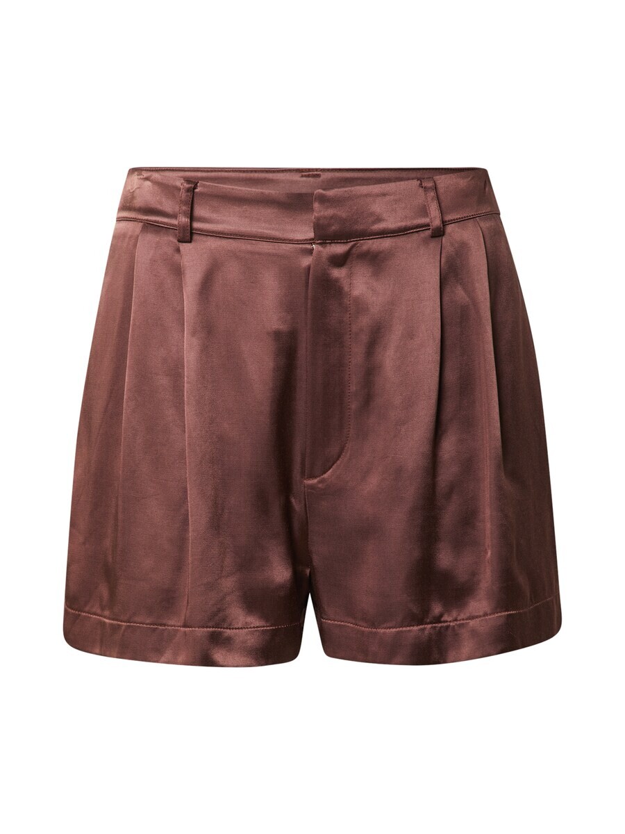 Шорты A LOT LESS Loose fit Pleat-Front Pants Valentina, коричневый 
Шорты A LOT LESS Loose fit Pleat-Front Pants Valentina, коричневый