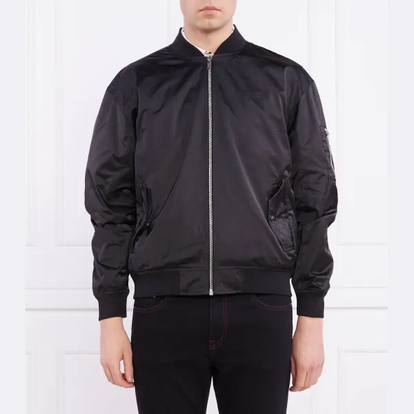 Бомбер стандартного кроя Karl Lagerfeld, черный
Бомбер стандартного кроя Karl Lagerfeld, черный