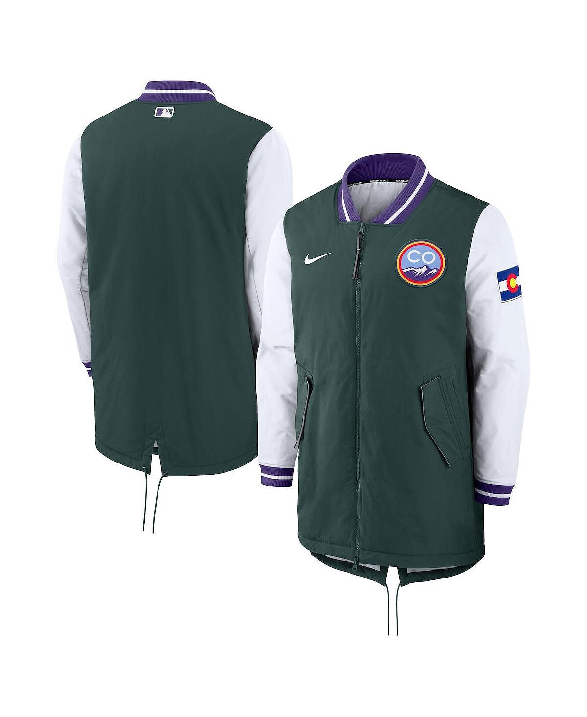 Мужская зеленая куртка Colorado Rockies Authentic Collection 2022 City Connect с молнией во всю длину Dugout Nike
Мужская зеленая куртка Colorado Rockies Authentic Collection 2022 City Connect с молнией во всю длину Dugout Nike