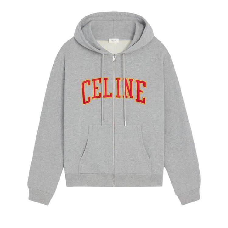 Худи CELINE Loose Zip Up Hoodie, Grey Melange/Burgundy/Yellow
Худи CELINE Loose Zip Up Hoodie, Grey Melange/Burgundy/Yellow