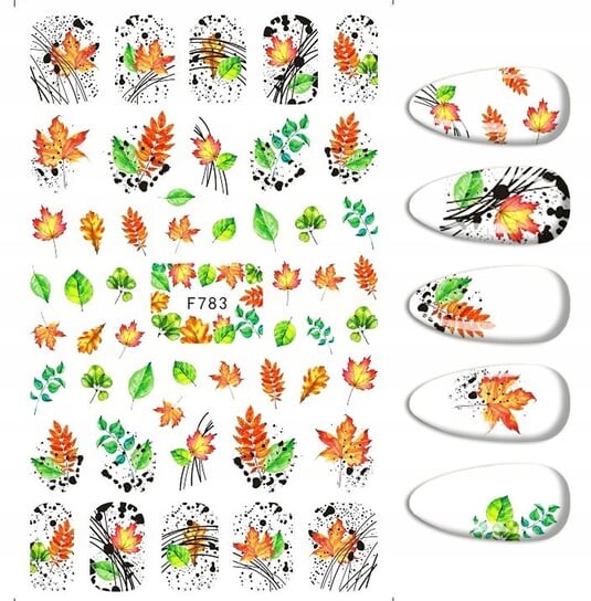 Наклейки для дизайна ногтей с узорами осень F-783, Frezarkowo
Наклейки для дизайна ногтей с узорами осень F-783, Frezarkowo