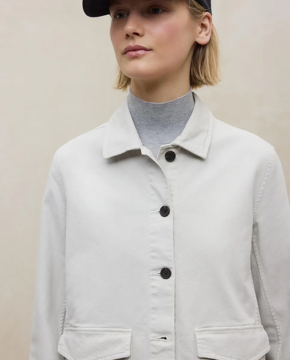 Женская рубашка с застежкой на пуговицы и накладными карманами Ecoalf, светло-серый
Женская рубашка с застежкой на пуговицы и накладными карманами Ecoalf, светло-серый