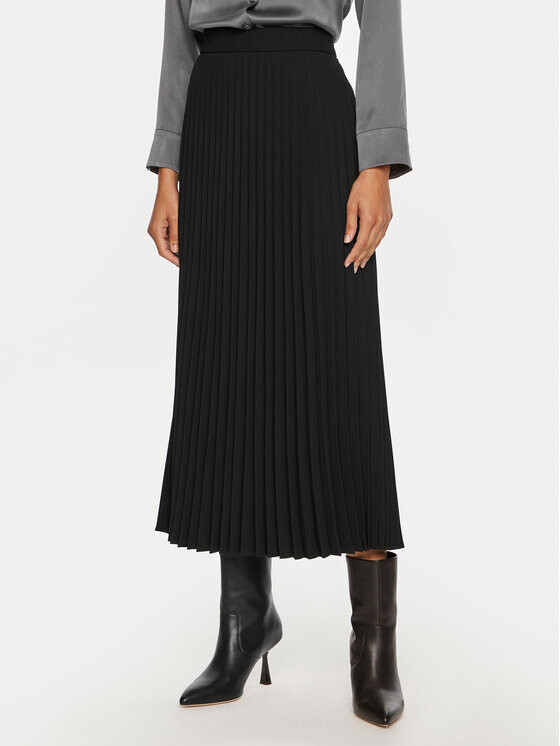 Плиссированная юбка стандартного кроя Luisa Spagnoli, черный
Плиссированная юбка стандартного кроя Luisa Spagnoli, черный