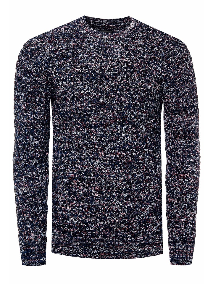 Плотный контрастный свитер с круглым вырезом из толстой пряжи цвета индиго Rusty Neal
Плотный контрастный свитер с круглым вырезом из толстой пряжи цвета индиго Rusty Neal