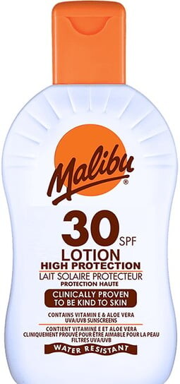 Водостойкий лосьон для тела SPF30, 100 мл Malibu, Protective Lotion
Водостойкий лосьон для тела SPF30, 100 мл Malibu, Protective Lotion
