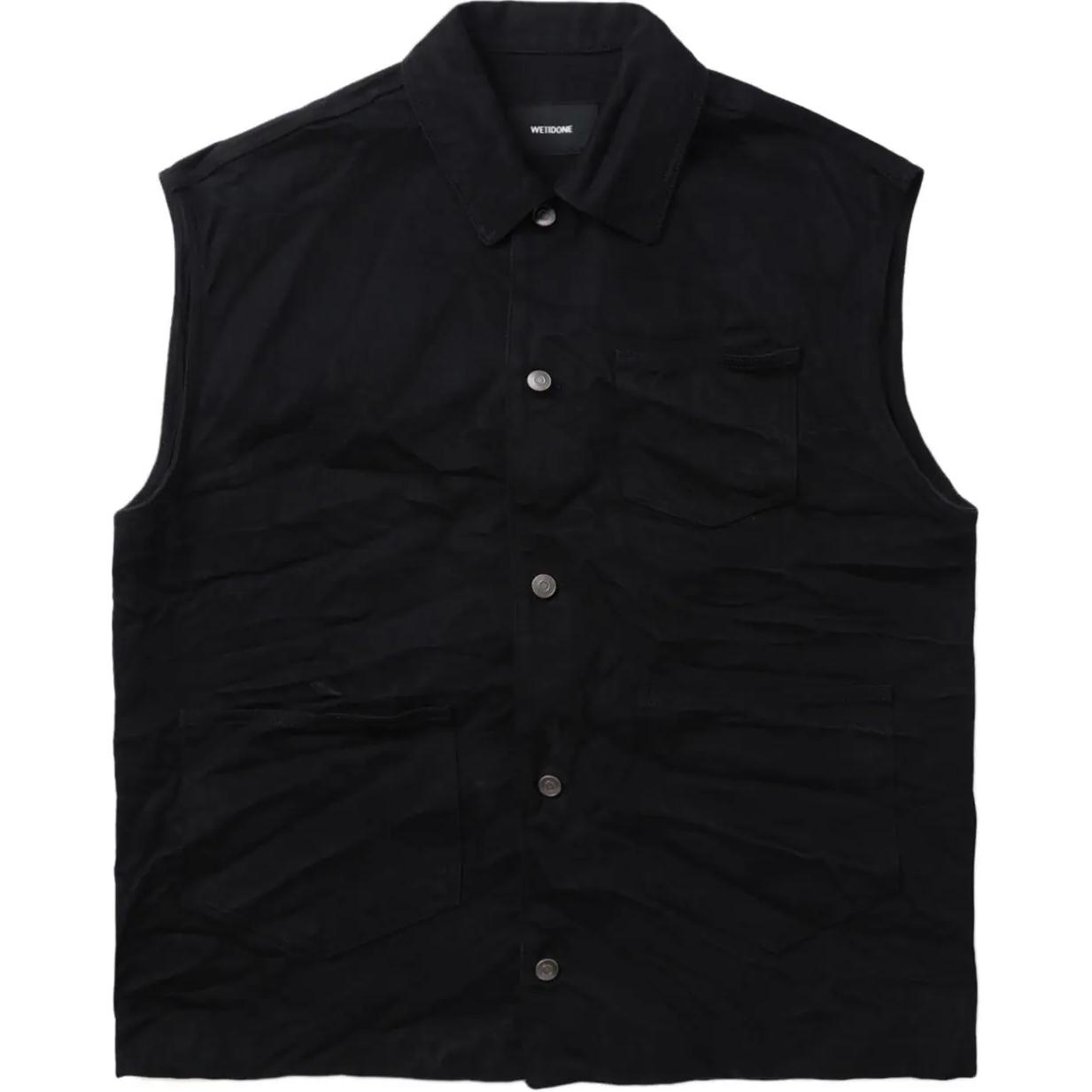 Футболка с кнопками из хлопковой смеси WE11DONE, черный
Футболка с кнопками из хлопковой смеси WE11DONE, черный