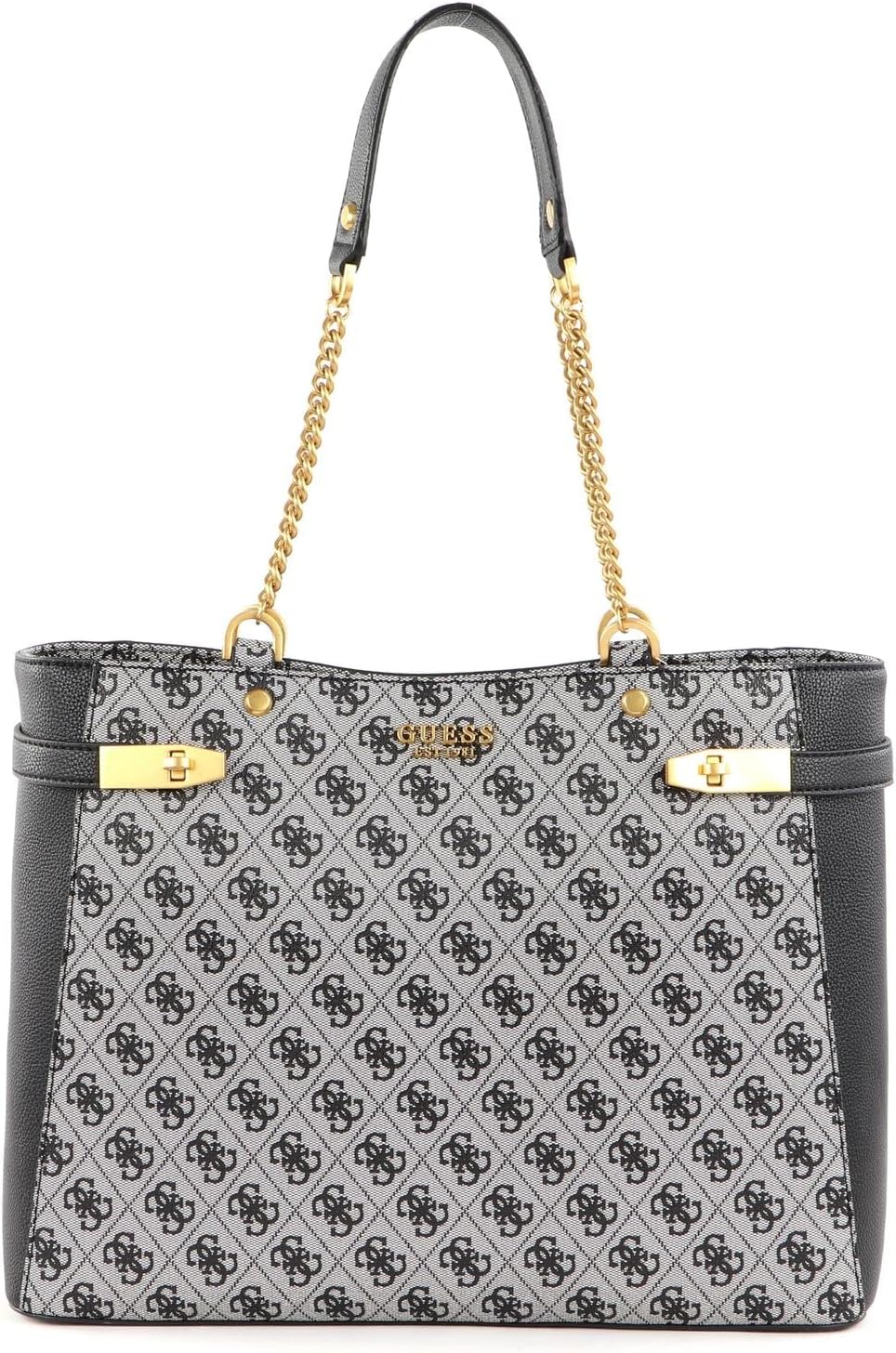 Сумка-тоут GUESS Zadie Logo Girlfriend с черным логотипом, черный логотип.
Сумка-тоут GUESS Zadie Logo Girlfriend с черным логотипом, черный логотип.