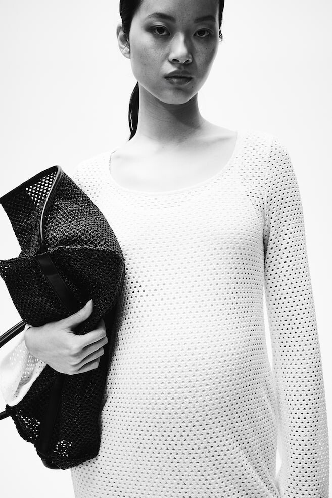 Платье для мамы ажурной вязки H&M, бежевый
Платье для мамы ажурной вязки H&M, бежевый