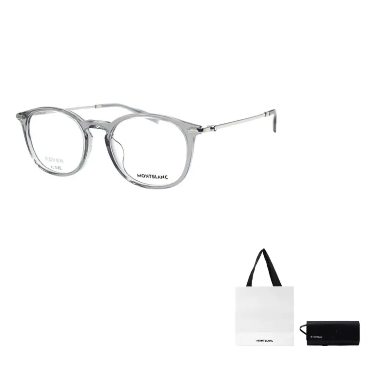 MONTBLANC Пластиковая и титановая оправа для очков круглой формы мужская прозрачно-серая, Transparent Gray
MONTBLANC Пластиковая и титановая оправа для очков круглой формы мужская прозрачно-серая, Transparent Gray