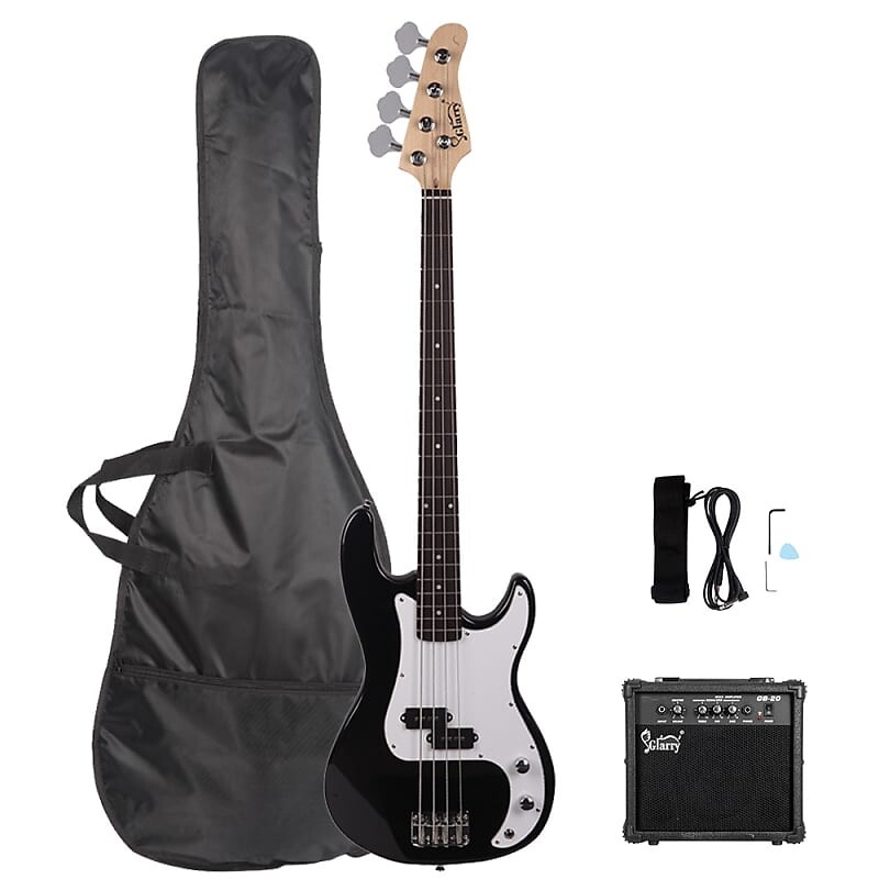Басс гитара Glarry GP Beginner Electric Bass Guitar Black w/ 20W Amplifier
Басс гитара Glarry GP Beginner Electric Bass Guitar Black w/ 20W Amplifier