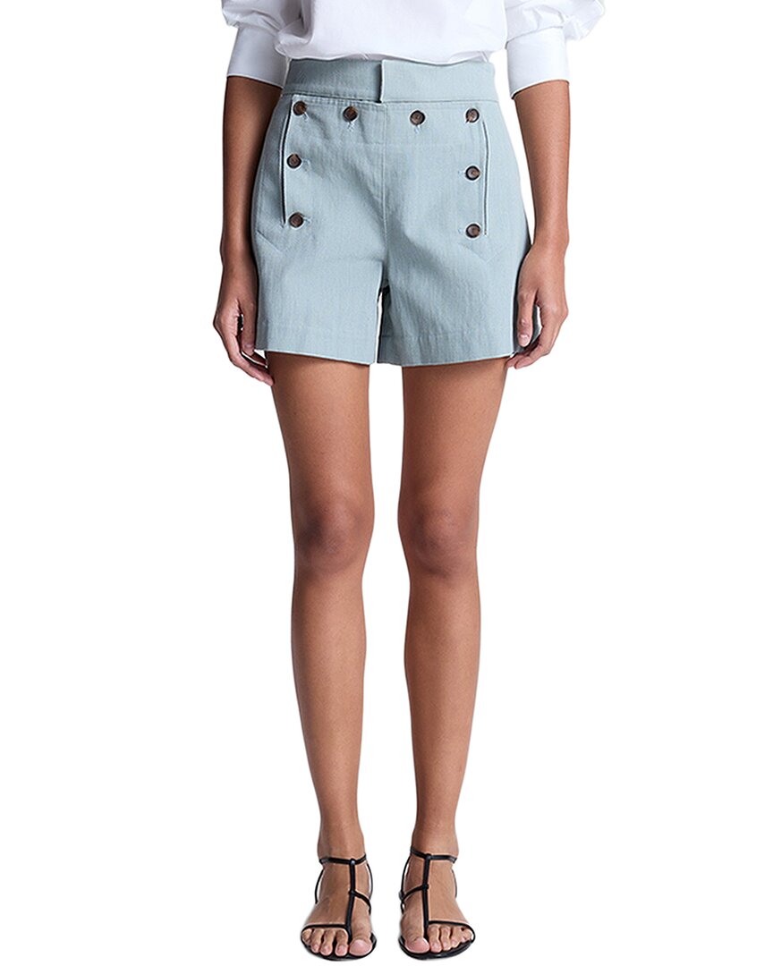 Короткие шорты из смеси льна ALC Lucas A.L.C., серый 
Короткие шорты из смеси льна ALC Lucas A.L.C., серый