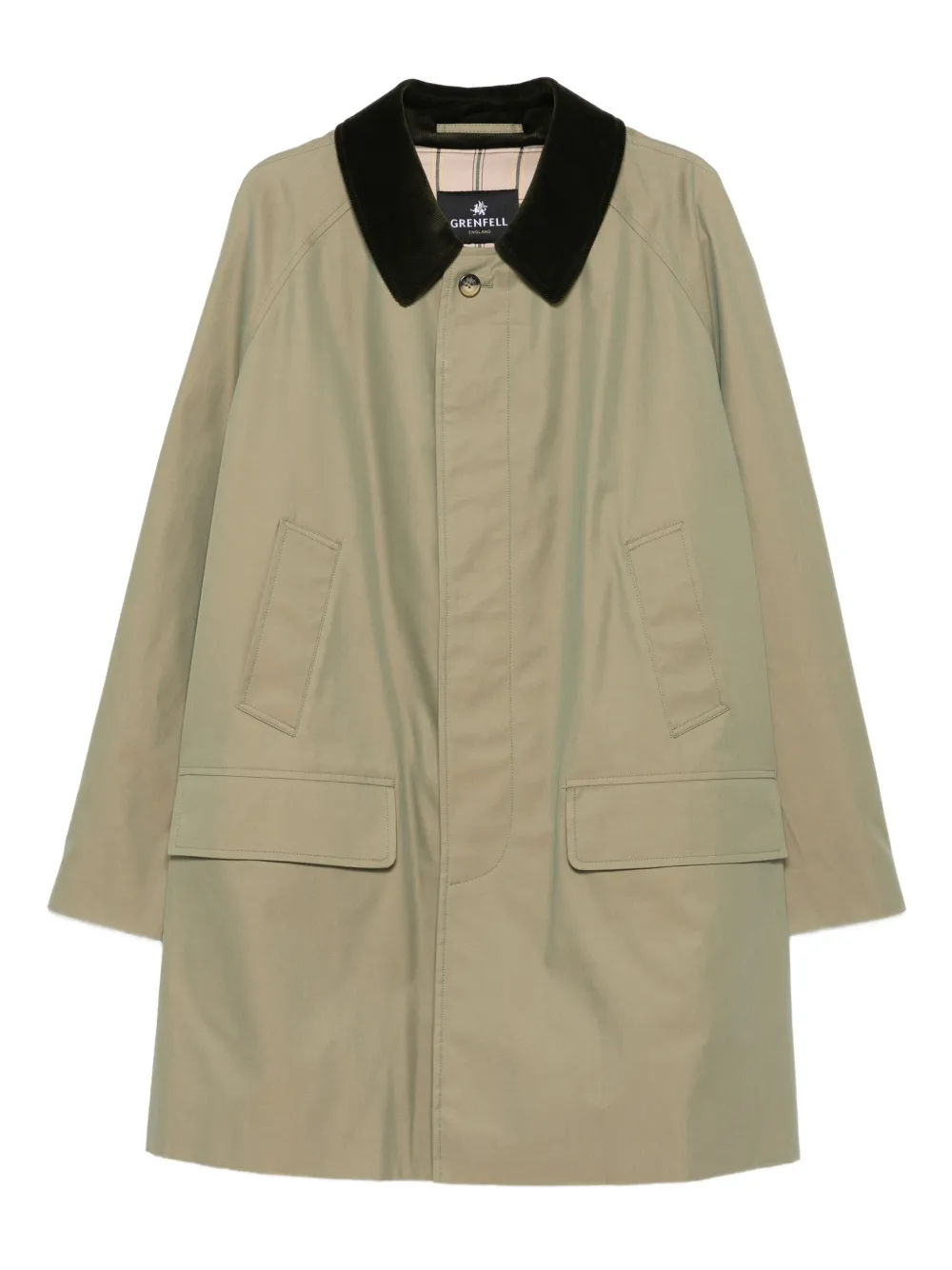 Пальто с бархатным воротником Grenfell, зеленый
Пальто с бархатным воротником Grenfell, зеленый