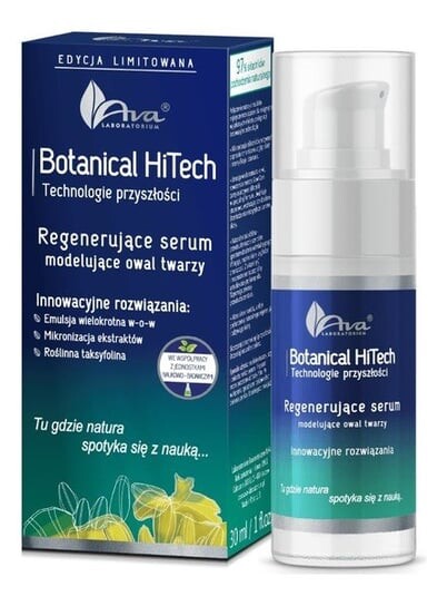 Регенерирующая сыворотка для лица 30мл Ava Botanical HiTech
Регенерирующая сыворотка для лица 30мл Ava Botanical HiTech