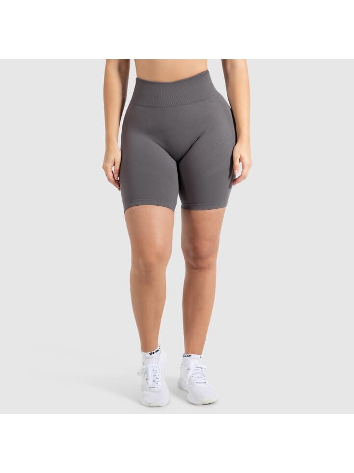 Спортивные шорты SMILODOX Maria Solid Scrunch, антрацит 
Спортивные шорты SMILODOX Maria Solid Scrunch, антрацит