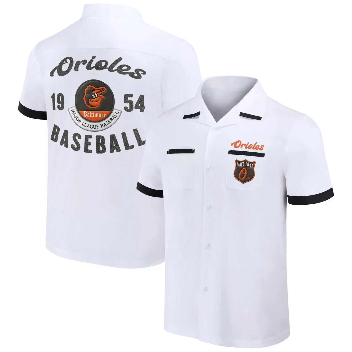 Мужская белая рубашка на пуговицах для боулинга Darius Rucker Collection от Fanatics Baltimore Orioles
Мужская белая рубашка на пуговицах для боулинга Darius Rucker Collection от Fanatics Baltimore Orioles